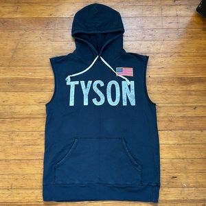 Roots of Fight Mike Tyson Men’s Sleeveless Hoodie size large
